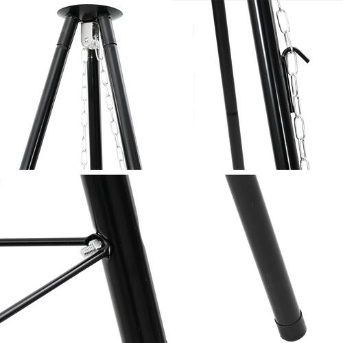 Bål madlavnings tripod 170 cm højde stål