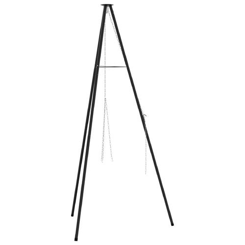Lejrferiekogetripod 190 cm høj stål