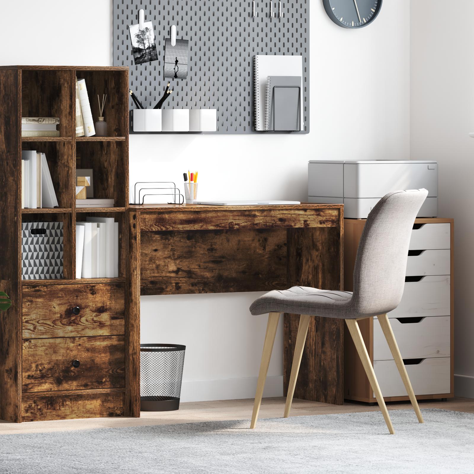 Skrivebord Røget egetræ Konstrueret træ 90 x 40 x 76 cm