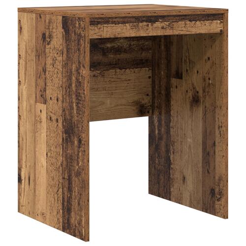Rustikt Skrivebord Gamle træ Konstrueret træ 60 x 50 x 76 cm