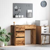 Gammelt træ skrivebord Gammelt træ Konstrueret træ Medium
