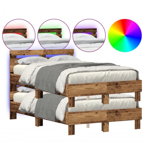 Træ Senge Stativ Naturlig Solidt træ 120 x 200 cm Holdbar
