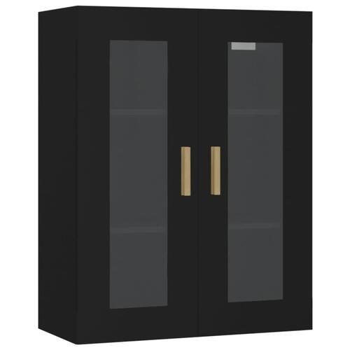 Vægskab 69,5x34x90 cm sort (OUTLET A+)
