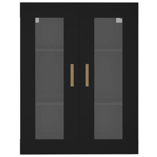 Vægskab 69,5x34x90 cm sort (OUTLET A+)