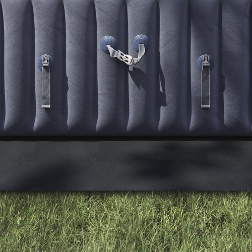 Rektangulært Poolovertræk Sort Polyethylen 500 x 250 cm Holdbart