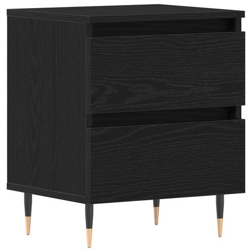 Natskab Sort Eg 40x35x50 cm Ingeniørtræ