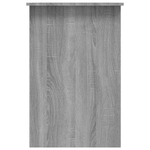 Skrivebord 100x50x76 cm konstrueret træ grå sonoma-eg