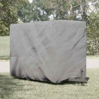 Hestetrailerovertræk 396x178x250 cm ikke-vævet stof grå