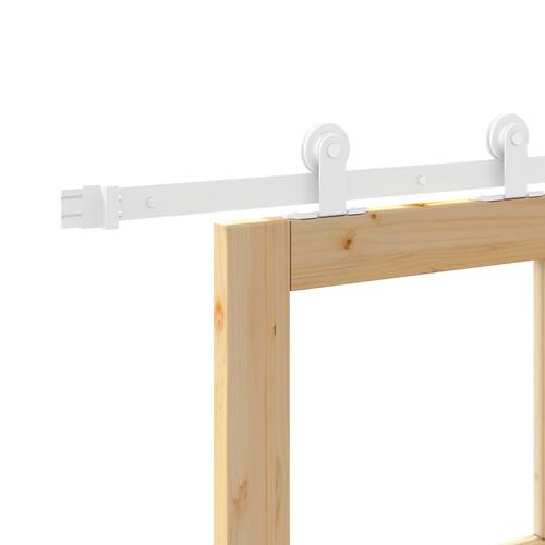 Glidedør med hardware sæt 'ORKDAL'Massivt træ & glas