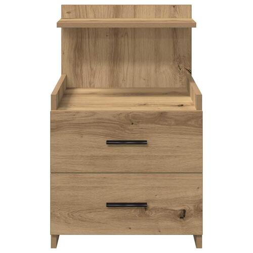 Sengeborde 2 stk. med 2 skuffer håndlavet eg 40x36,5x62 cm