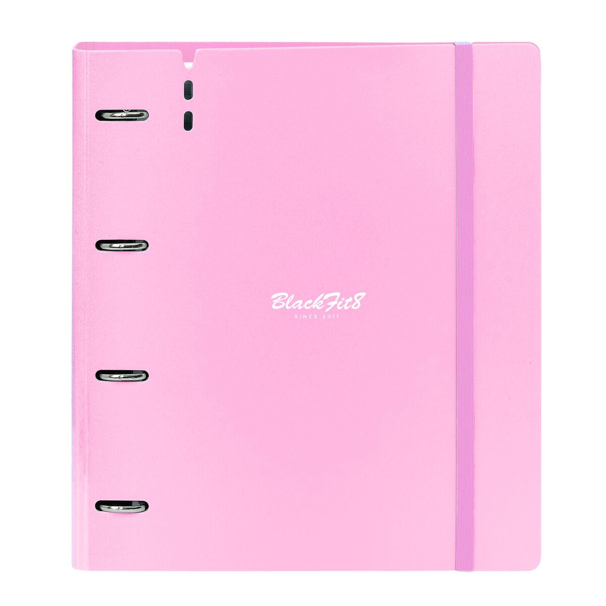 BlackFit8 Smile ringbind - Pink, 27 × 32 × 4 cm