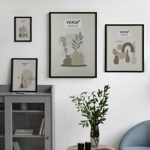 Versa fotoramme - sort træ/MDF, 30 × 40 cm, vintage