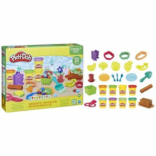Modellervoks Spil Play-Doh My Little Garden Multifarvet