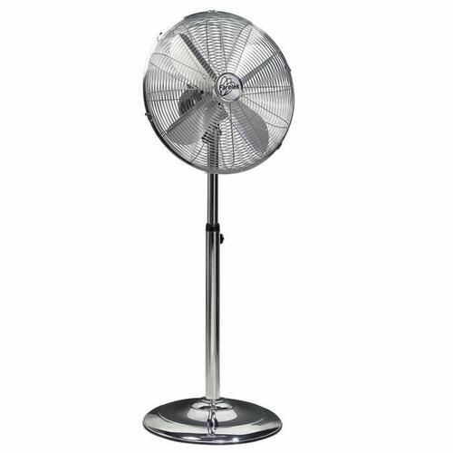 Fritstående ventilator FARELEK Sølvfarvet Ø 40 cm Hvid