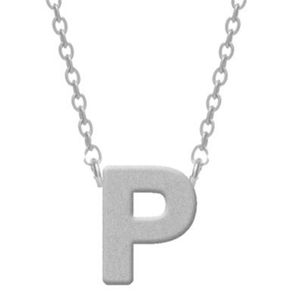 CO88 Collection vedhæng til kvinder - sølvfarvet bogstav P