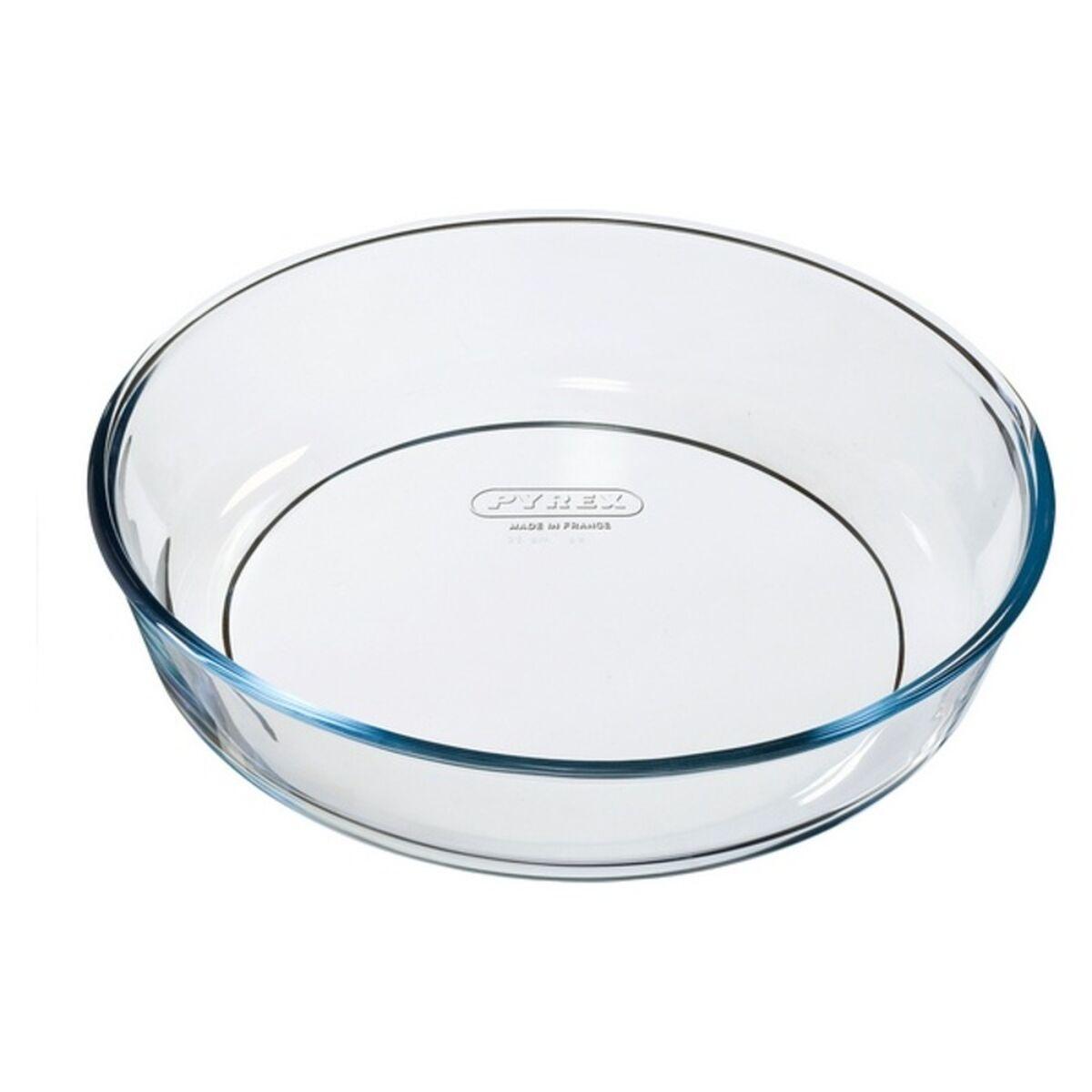 Pyrex Classic kageform i glas, Ø 26 cm - gennemsigtig