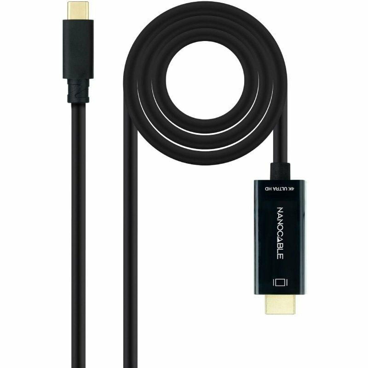 NANOCABLE USB-C til HDMI-kabel 5 m - Sort