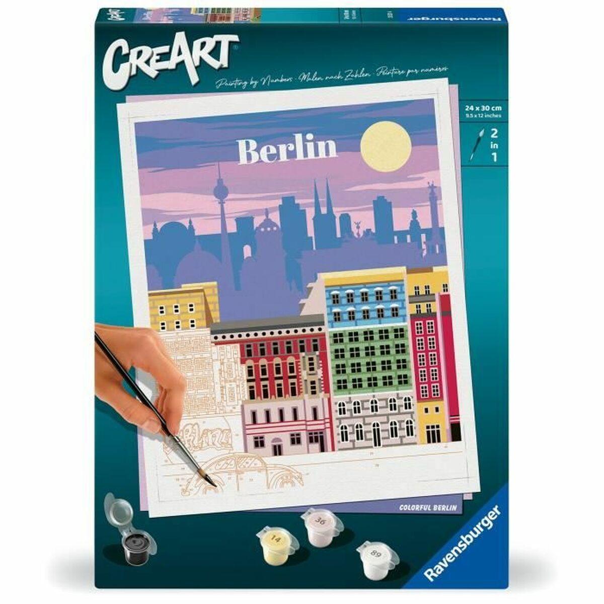 Ravensburger CreArt - Mal efter tal tegnesæt, Berlin (24 × 30 cm)