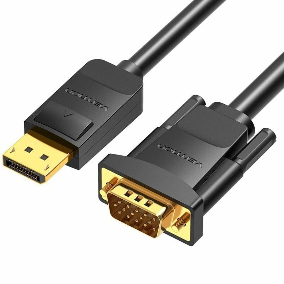 Vention DisplayPort til VGA-kabel/adapter - Sort 5 m