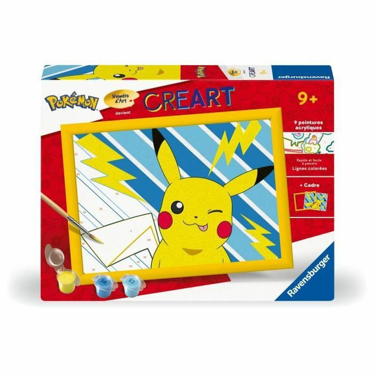 Ravensburger Creart tegnings- og malesæt - Pokémon Pikachu