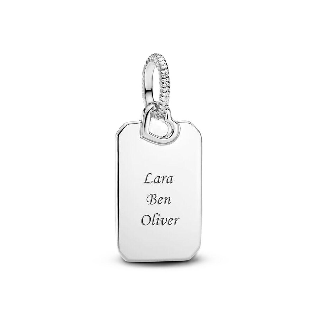 Pandora vedhæng til armbånd - sølvfarvet (398611C00)