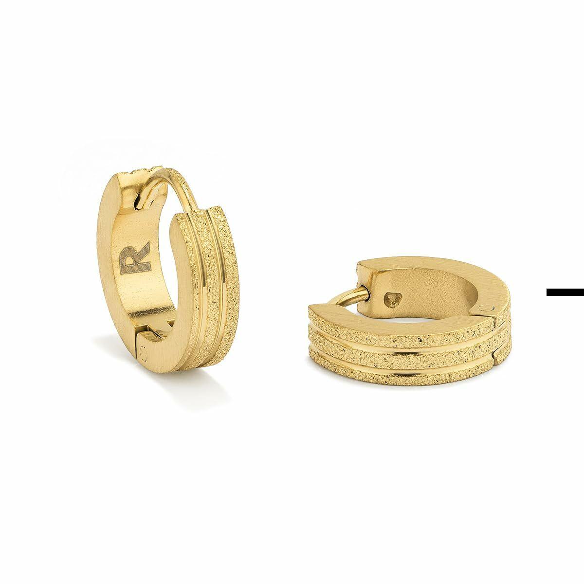 Radiant ørestikker hoops til kvinder - gylden RH000304