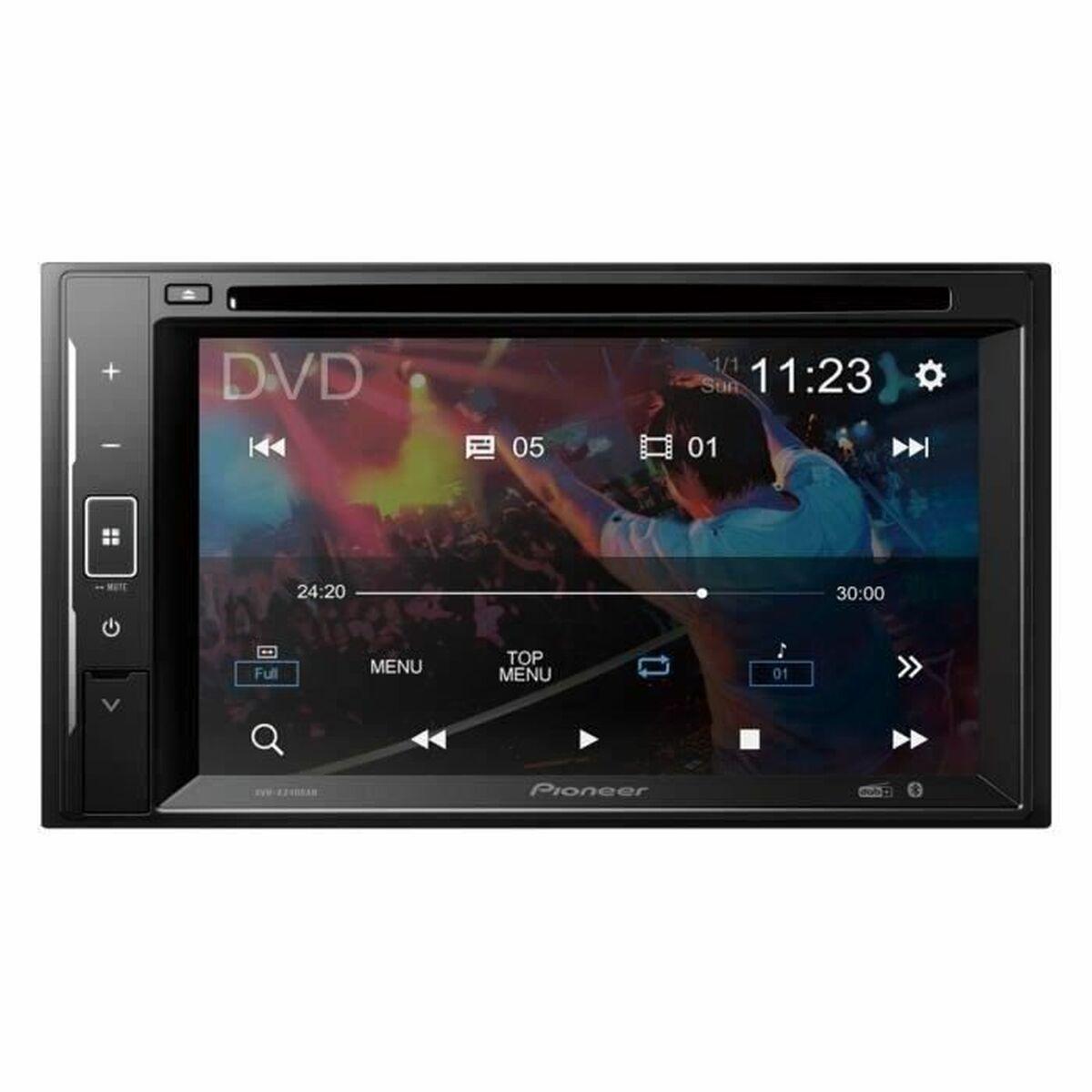 Pioneer AVH-A240DAB, Sort, 2 DIN, 200 W, CD, DVD, Android, iOS, AAC, FLAC, MP3, WAV, WMA
