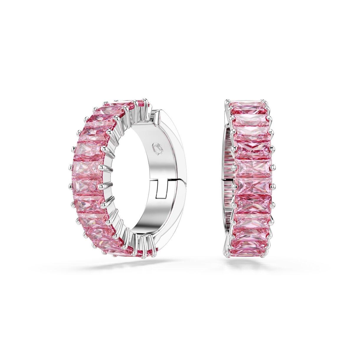 Swarovski øreringe til kvinder 5719140 - Pink hoop