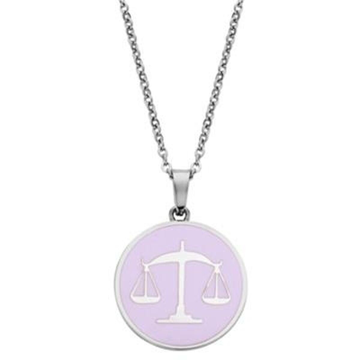 CO88 Collection vedhæng til kvinder - sølvfarvet/pink