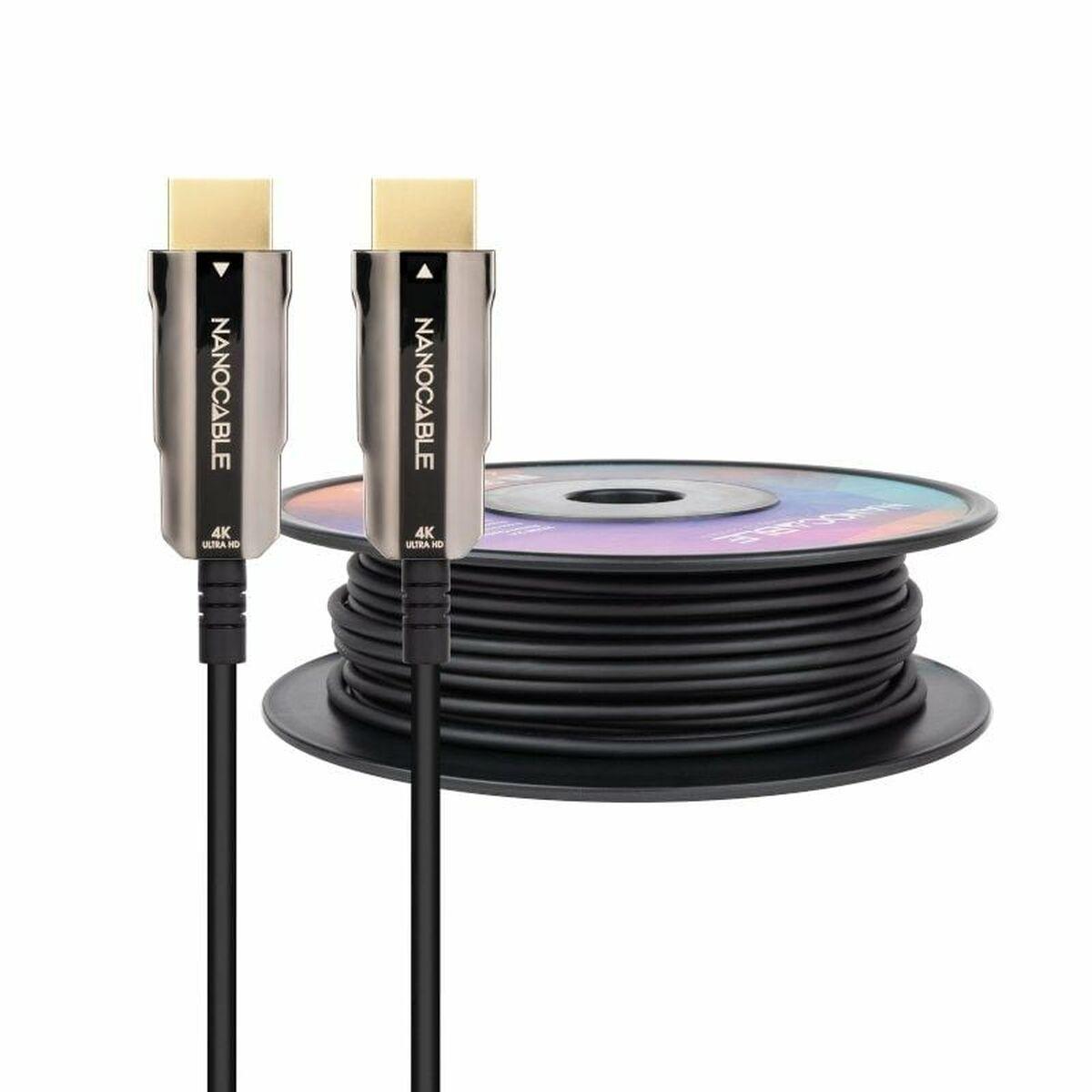 NANOCABLE HDMI-kabel 40 m - HDMI 2.0, sort