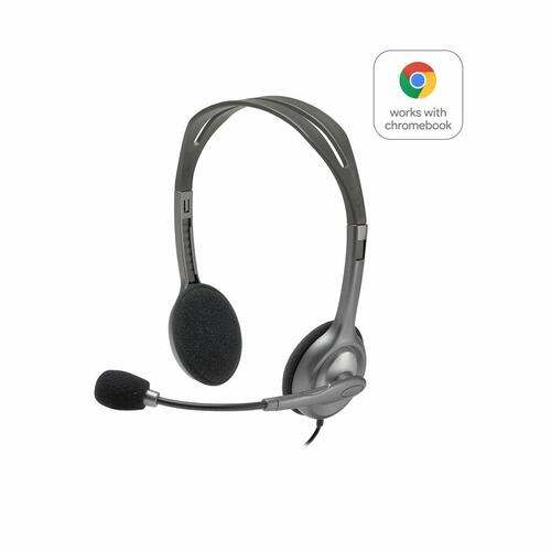 Hovedtelefoner Logitech Sort Grå (OUTLET A)