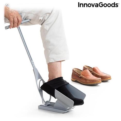 Hjælpemiddel til sokker og skohorn med sokkefjerner Shoeasy InnovaGoods