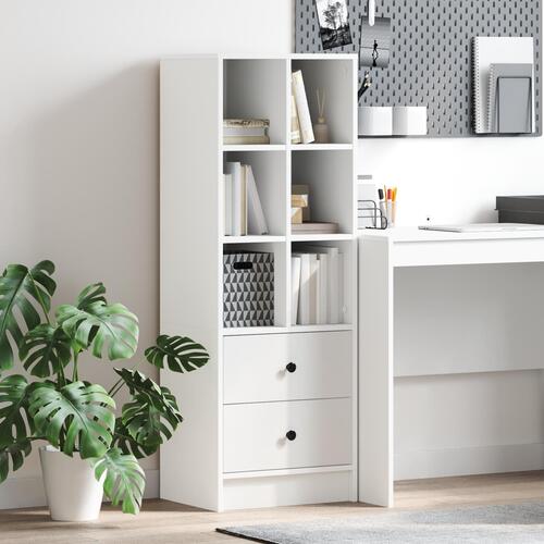 Hvid reol Hvid MDF Standard Hvid reol Rektangulær Moderne
