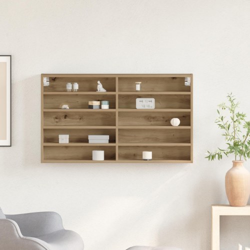 Vitrine Skab Artisan Eg 100x15x58 cm Konstrueret Træ
