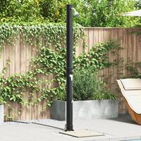 Udendørs Solbruser med Vandhane 217 cm 20 L