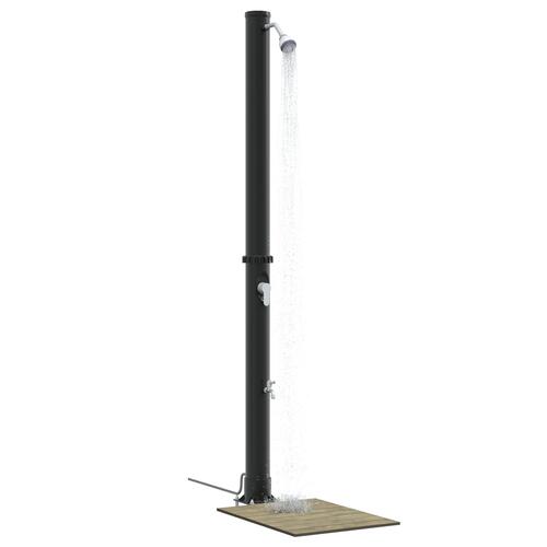 Udendørs Solbruser med Vandhane 217 cm 20 L