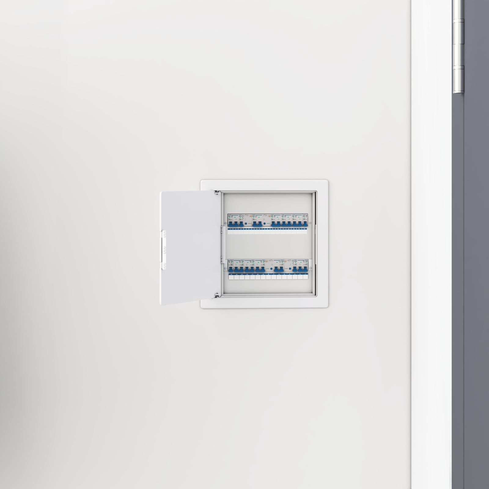 Adgangspaneler 2 stk Hvide billede