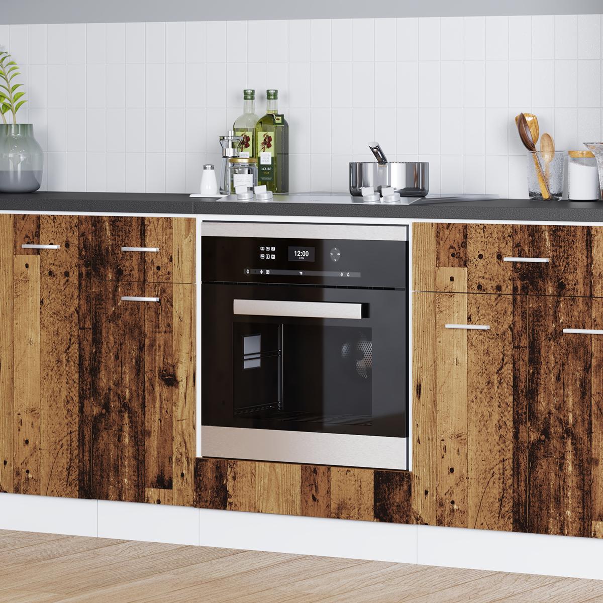 Ovnskab Riga Gammelt træ 60 x 46 x 81,5 cm Konstrueret træ billede