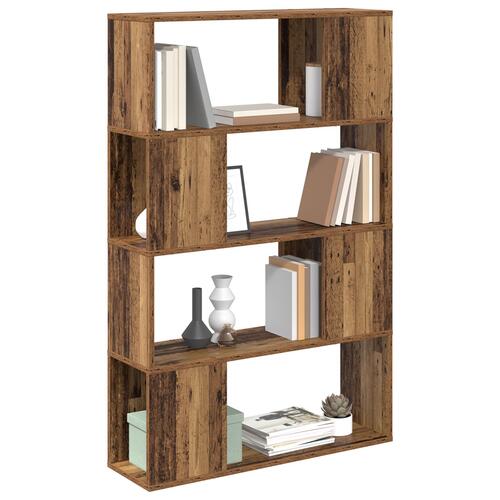 Bogreol Gamle træ Konstrueret træ 80 x 24 x 124 cm Hyldesystem