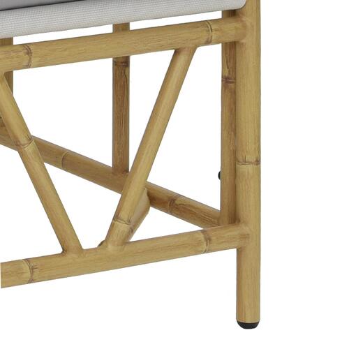 Havebænk med pude 110x80x71 cm stål