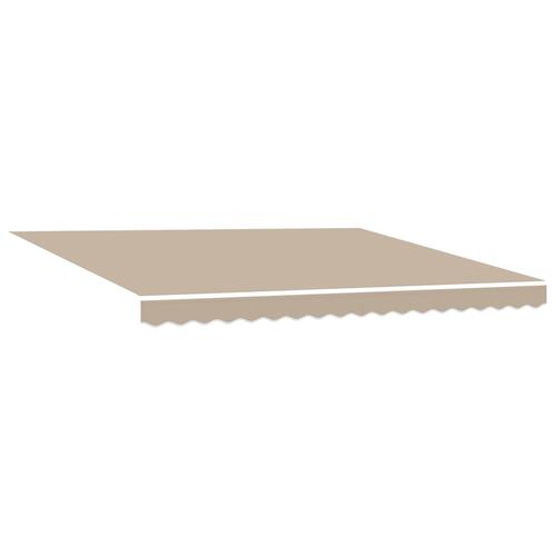 Manuel Udtækkelig Markise Beige 400x300 cm, Markise Erstatningsstof til 4x3 m Ramme Beige