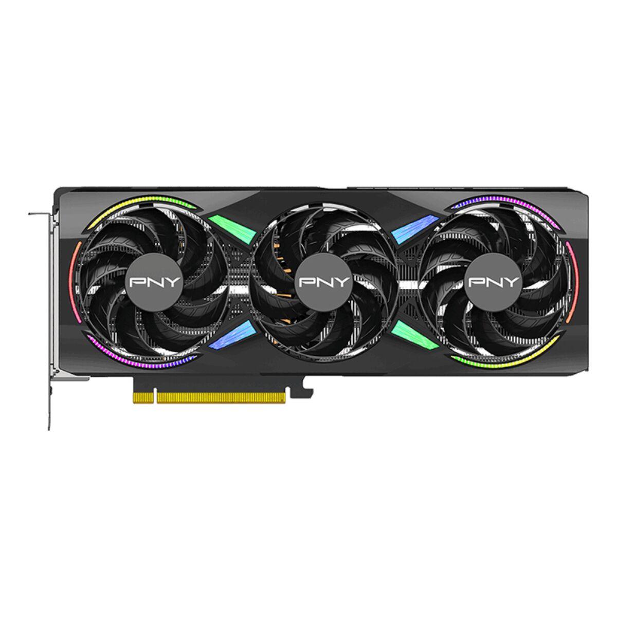 PNY GeForce RTX5070Ti 16GB ARGB Overclocked Tri Grafikkort - GEEKD.dk