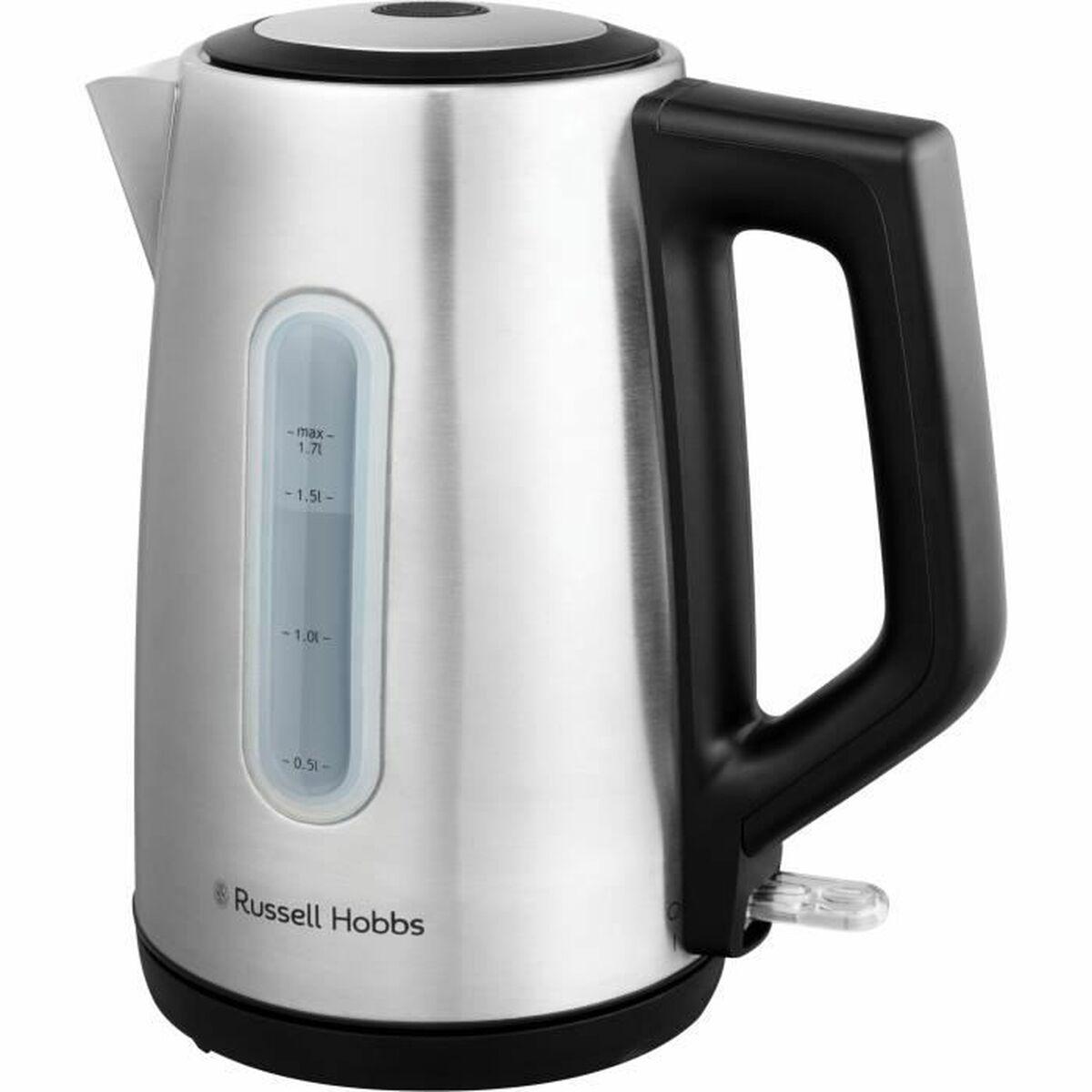 Russell Hobbs vandkedel, sort rustfrit stål, 2400 W, 1,7 l billede