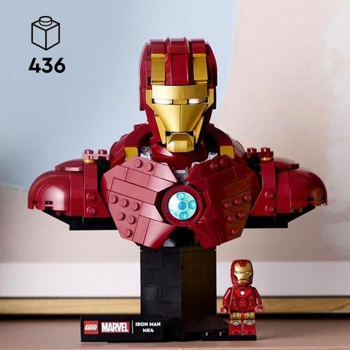 Lego bygge­sæt - Iron Man MK4 buste (voksne 18+)