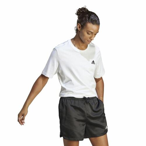 Kortærmet T-shirt til Mænd Adidas Essentials Hvid M