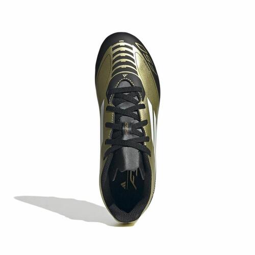 Fodboldstøvler til børn Adidas F50 Club Messi Hvid Gylden 38 2/3