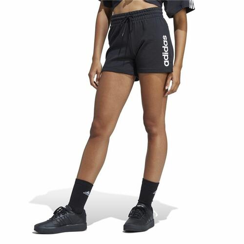 Lange sportsbukser Adidas Sort Dame L