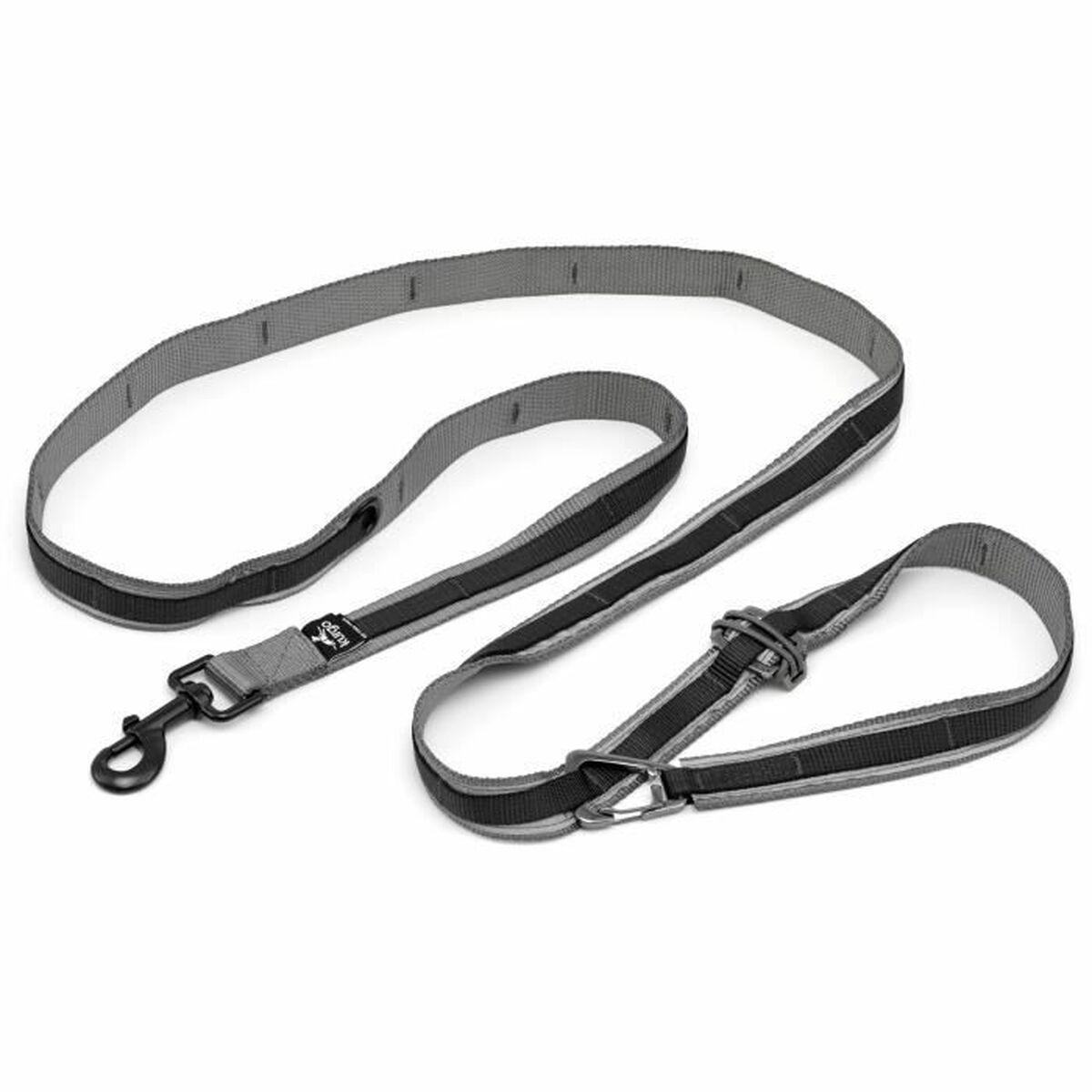 Kurgo Quantum hundesnor - Sort nylon, handsfree og justerbar