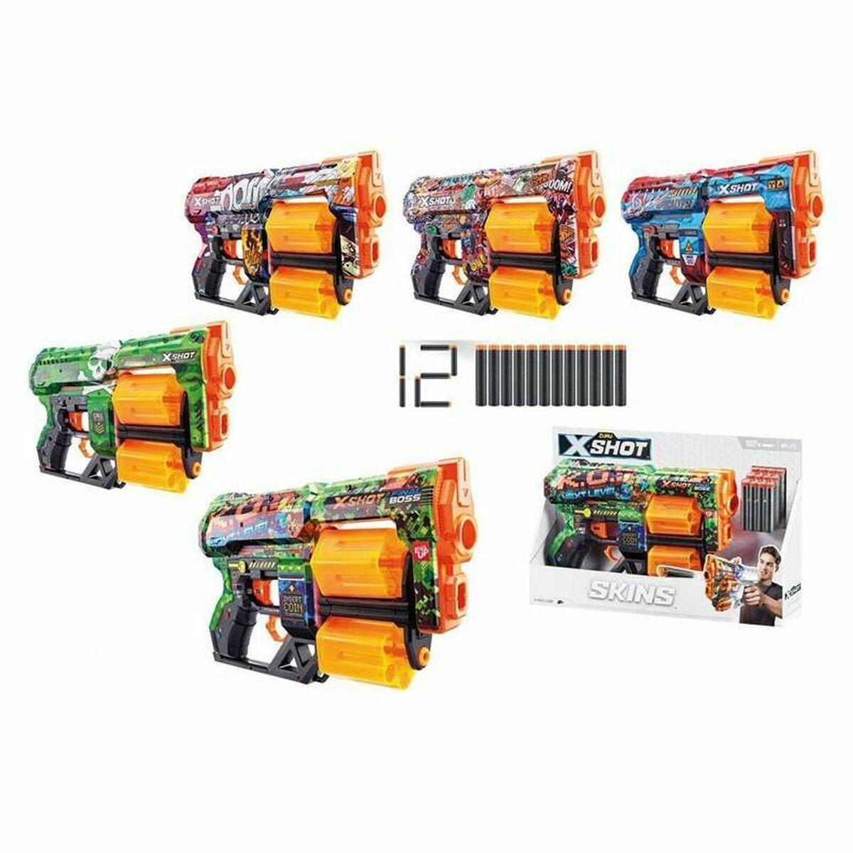 Zuru X-Shot Skins dartpistol - inkl. 12 pile billede