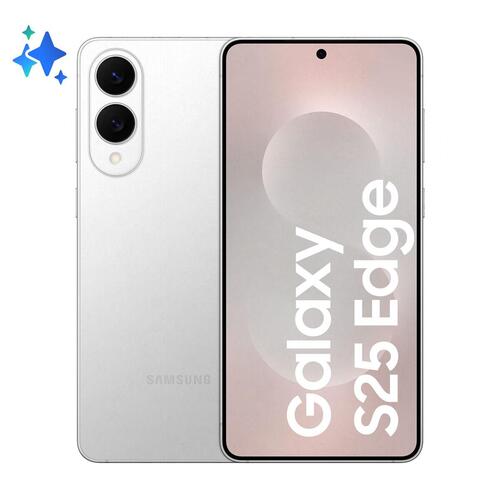 Smartphone Samsung GALAXY S25 EDGE 6,7" Qualcomm Snapdragon 8 Elite 12 GB RAM 512 GB Sølvfarvet
